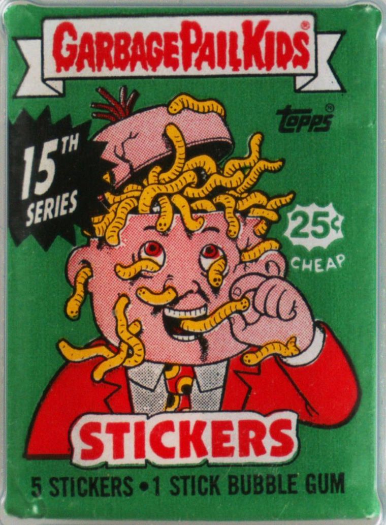 Garbage Pail Kids 15th Series PSA 7 Garbage Pail Kids card front