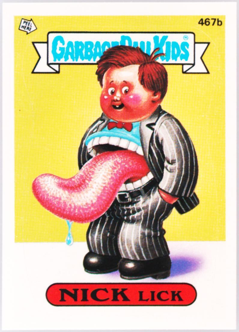 Nick Lick #467B PSA 5 Garbage Pail Kids card front