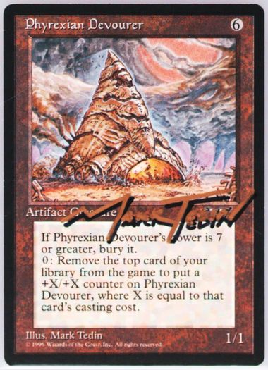 MTG PHYREXIAN DEVOURER ENGLISH EXC - DIVORATORE DI PHYREXIA