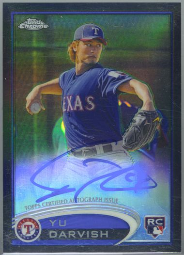 2012 topps bowman chrome ダルビッシュ RC 250シリ Auction Prices Realized Baseball Cards 2012 TOPPS CHROME Yu