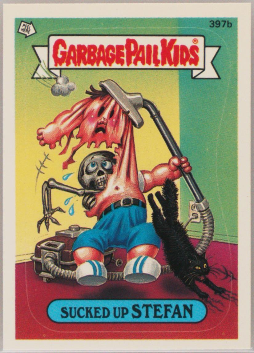 Sucked Up Stefan #397B PSA 4 Garbage Pail Kids card front