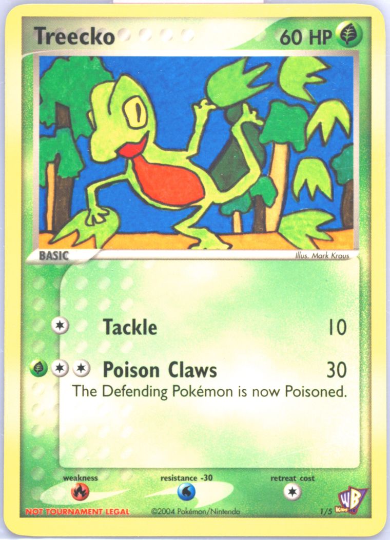 Treecko (Pokemon Kids Wb Poke Card Creator)