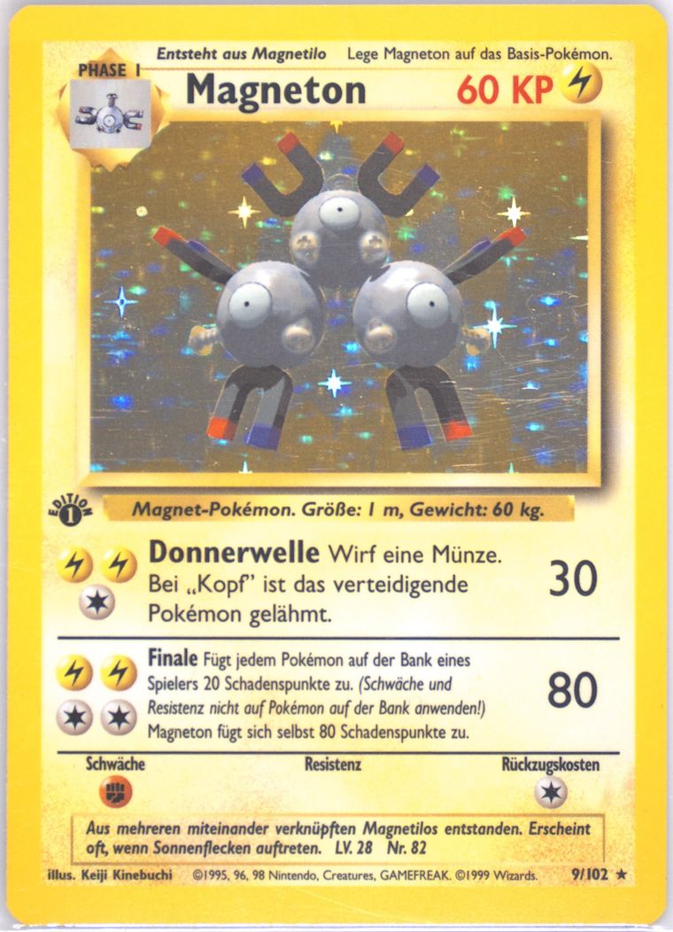 Magneton-Holo (Pokemon German)
