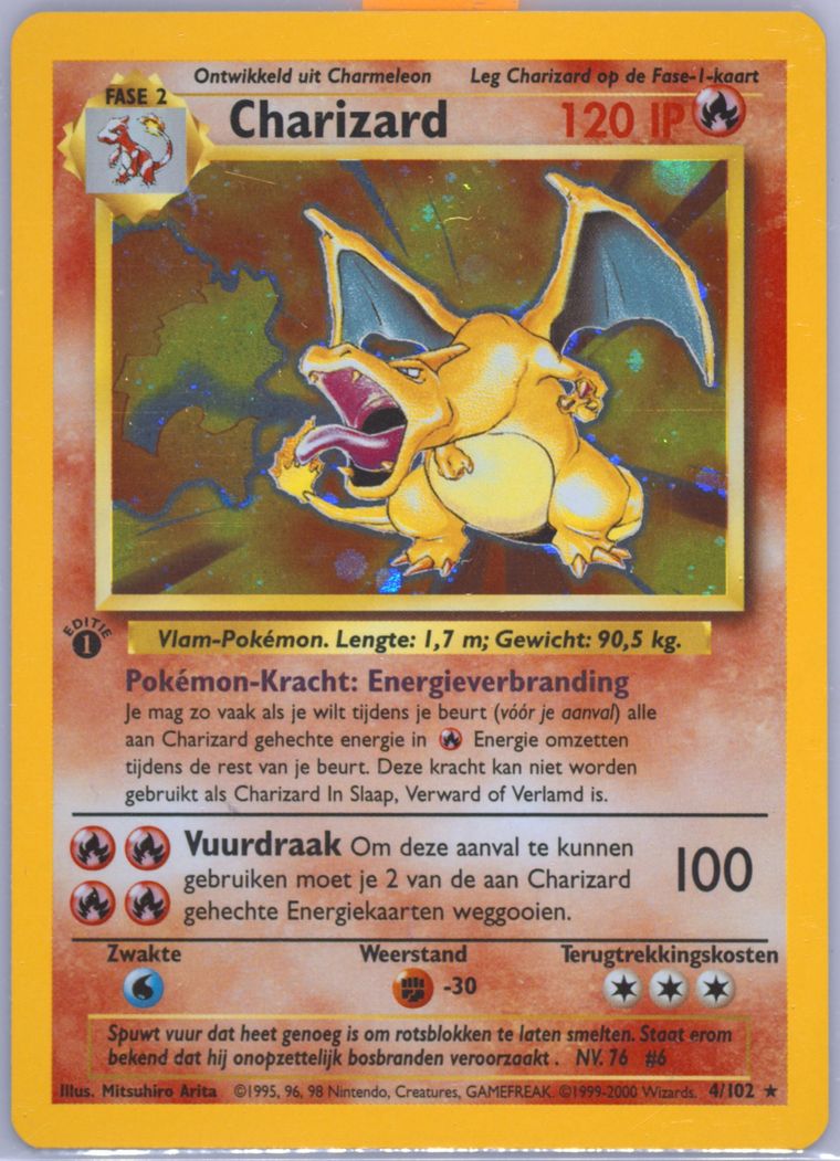 Charizard-Holo (Pokemon Dutch)