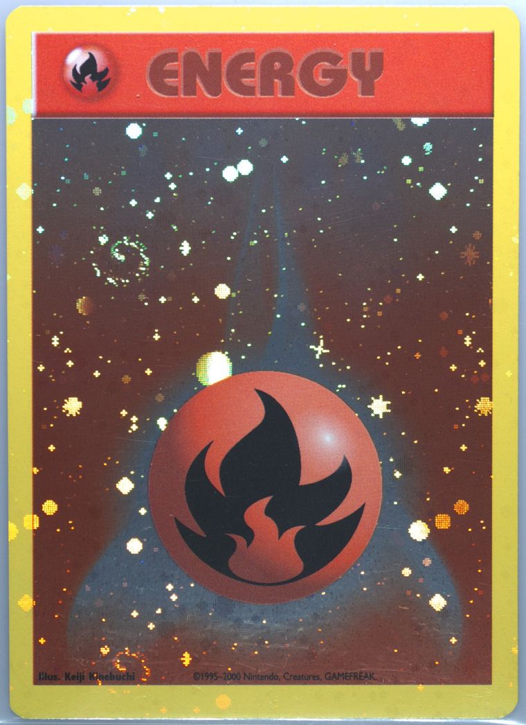 Fire Energy-Holo (Pokemon League Energize Your Game Cycle)