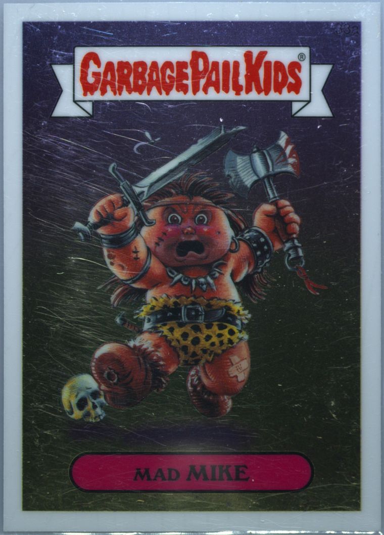 2013 Topps Garbage Pail Kids Chrome Series 1 #33a Mad Mike front