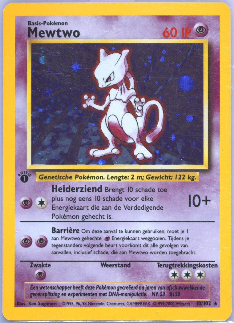 Mewtwo-Holo (Pokemon Dutch)
