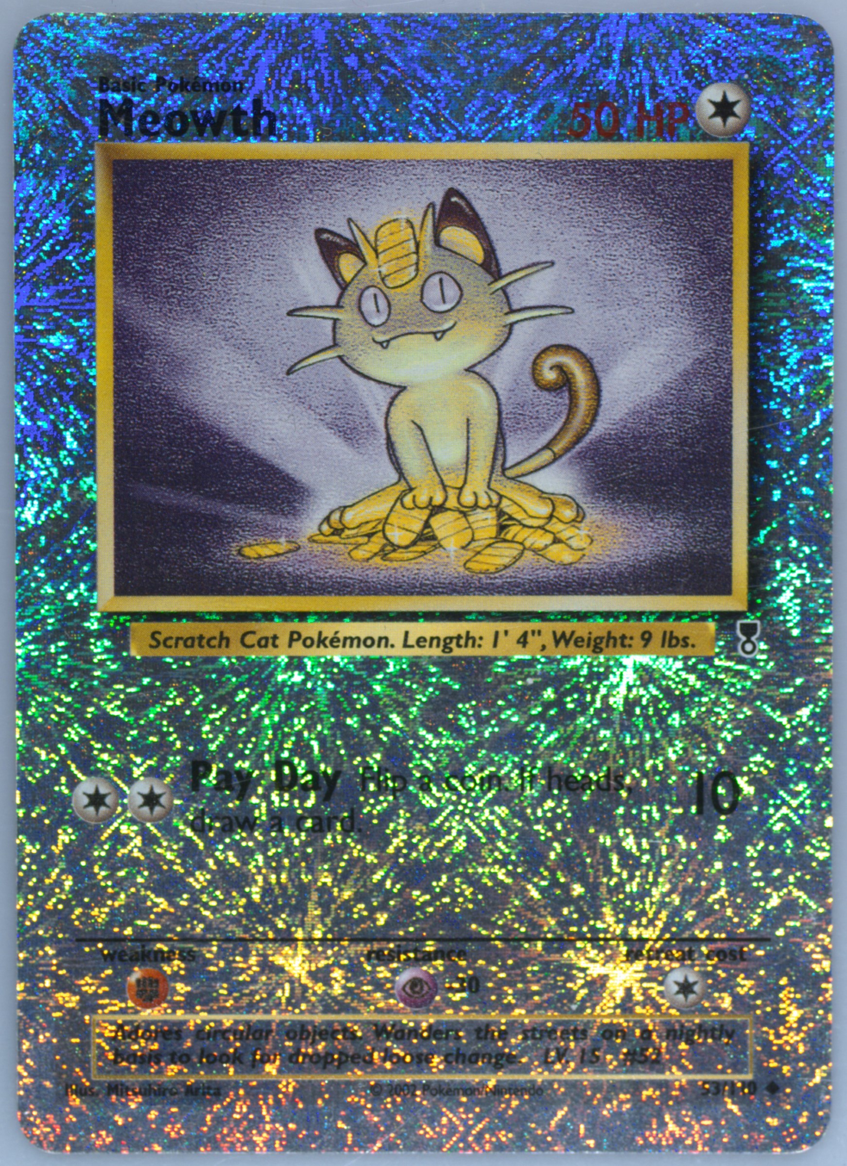 Meowth Legendary Collection Pokemon ニャース | Card Rocket holo