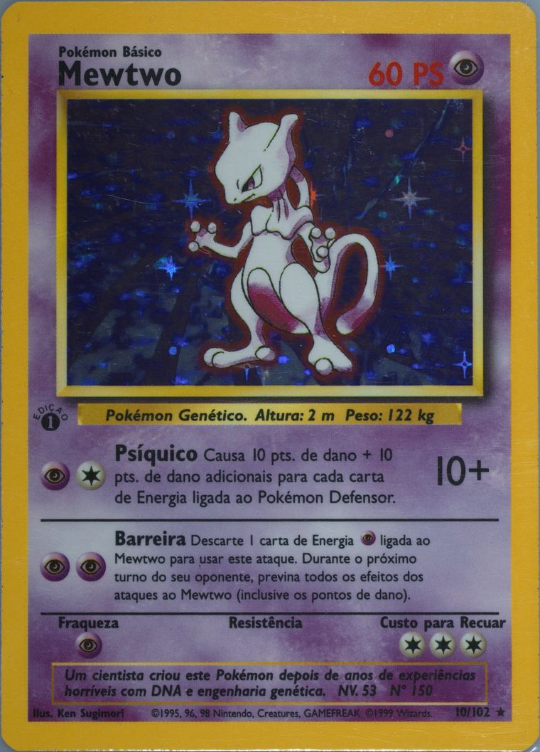 Mewtwo-Holo (Pokemon Portuguese)