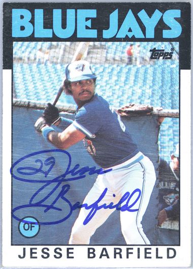 Auction Prices Realized Baseball Cards 1986 TOPPS Jesse Barfield
