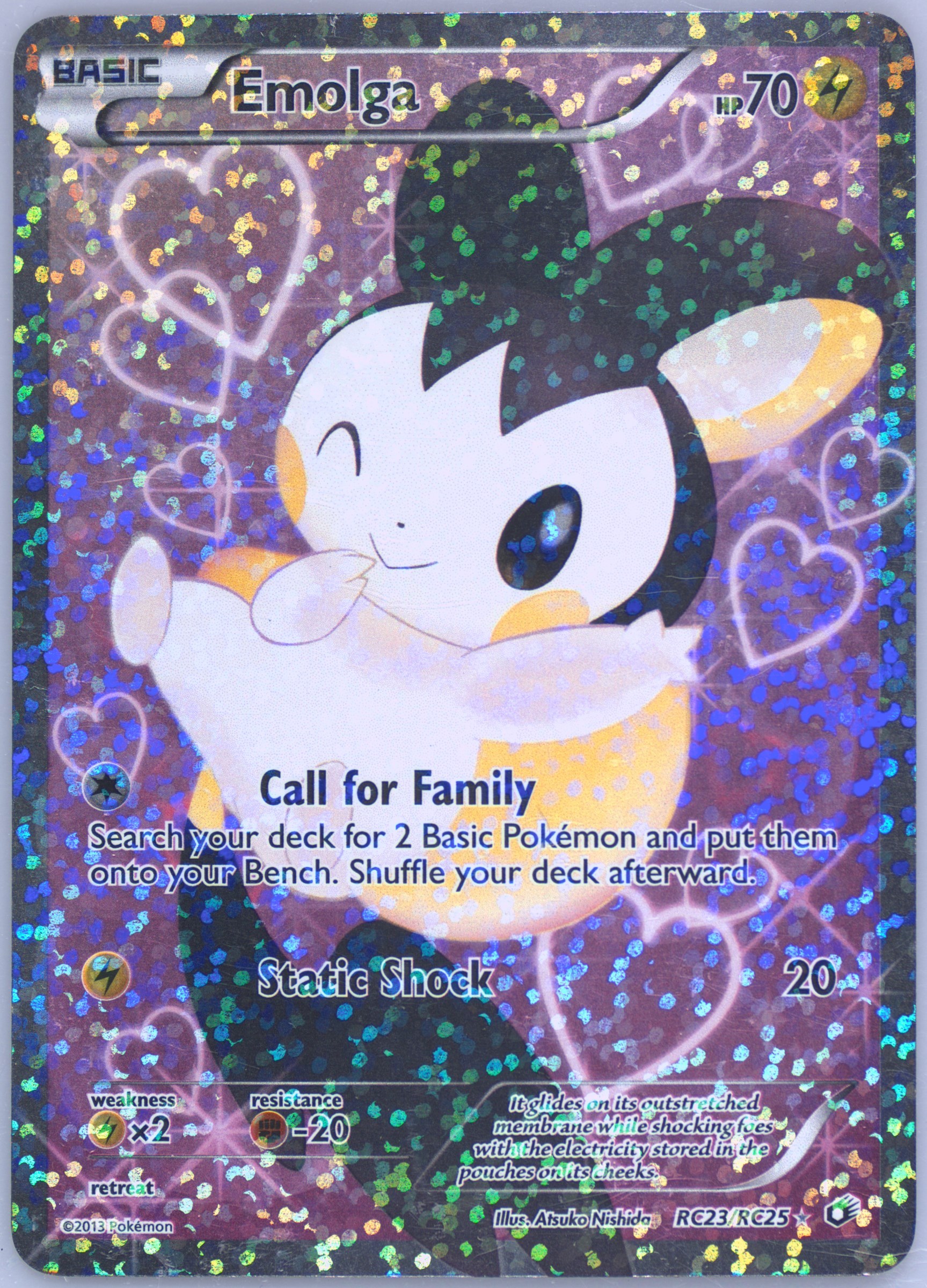 pokemon emolga card Pokemon Card Emolga AR 116/86 sv11B Black Bolt Japanese main image 0