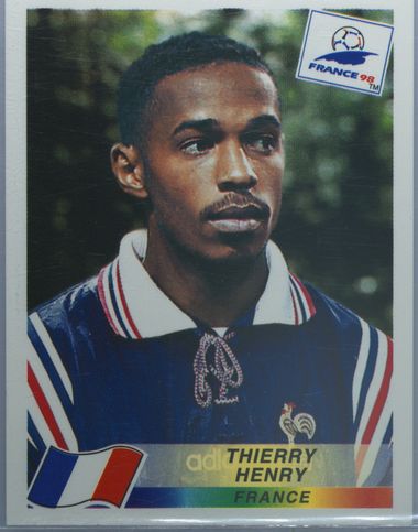 1998 Panini Total Equipe de France 98 Thierry Henry #P PSA 2.5 Rookie