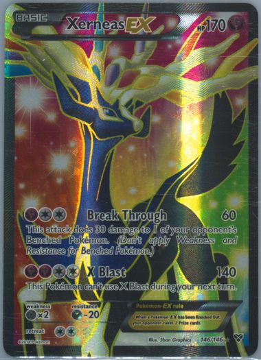 ゼルネアスEX/Xerneas EX FA PSA10 PSA 10 Gem Mint Xerneas Ex 012/023 Super Legend Set FA 2014