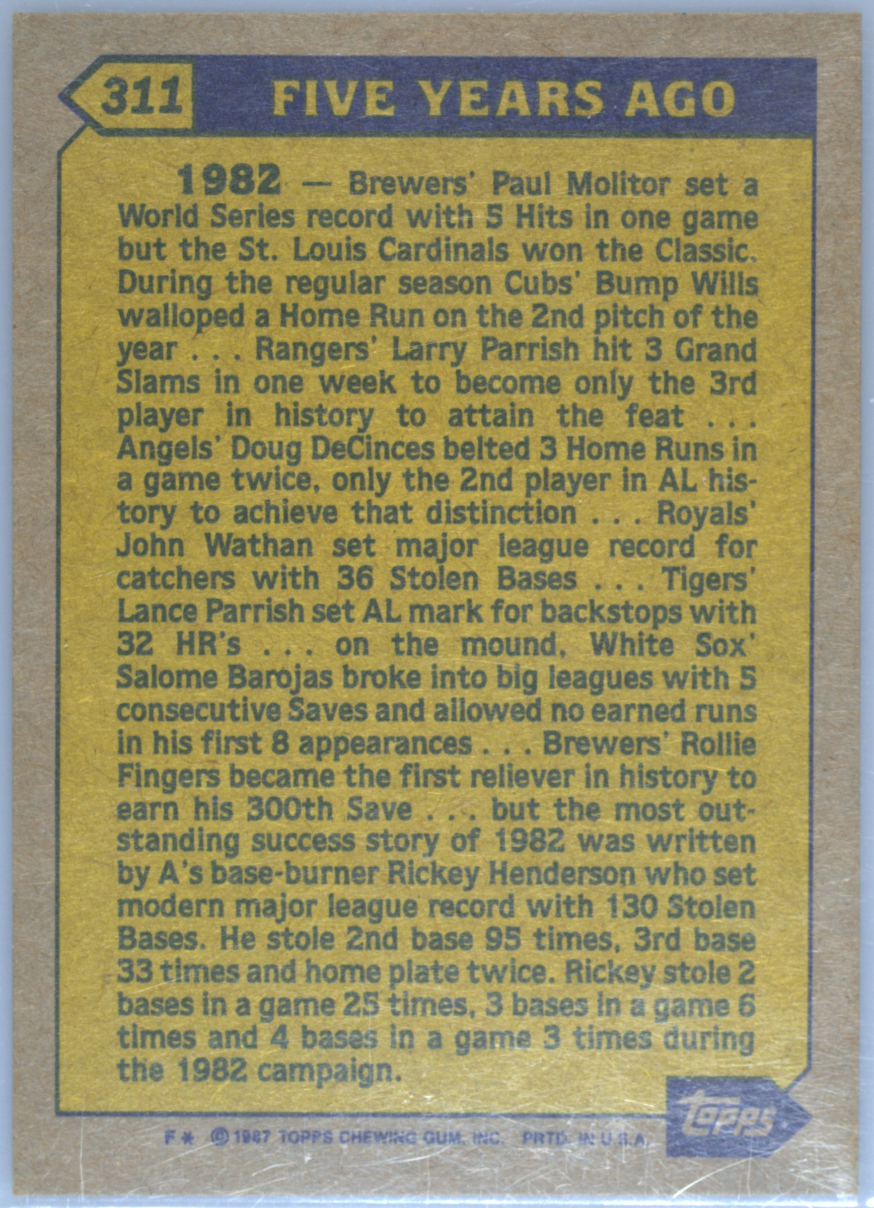 【激レア】『ハドソングラフィティ 1984 ～ 1994』 1988 Topps Rickey Henderson #60 | eBay