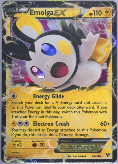 PSA 10 2013 Japanese 1st ED XY Evolutions Emolga EX 023/060
