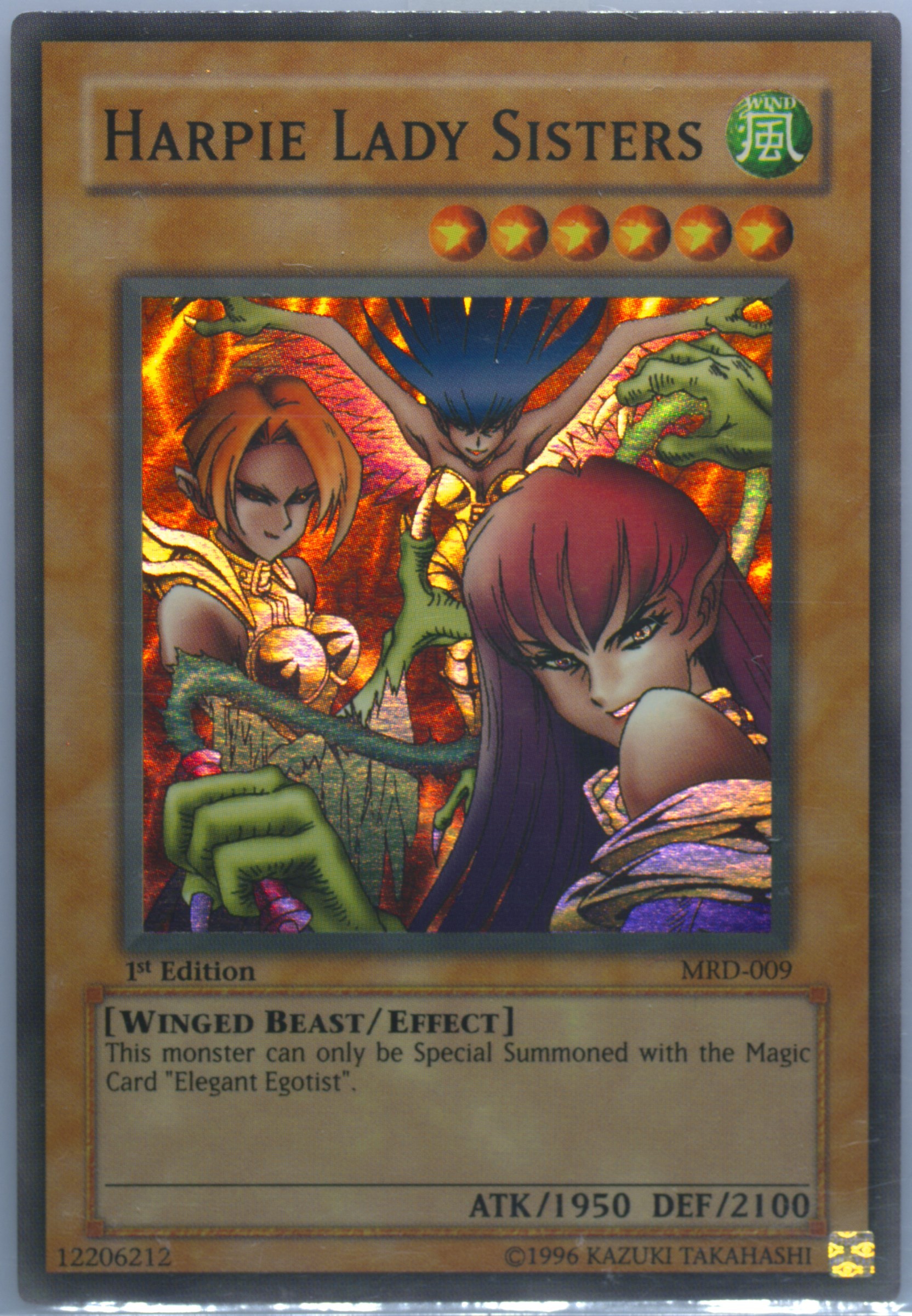 yugioh legendary duelist soulburning volcano card list price Harpie Lady Elegance LED4-EN005 Yu-Gi-Oh! Card main image 1