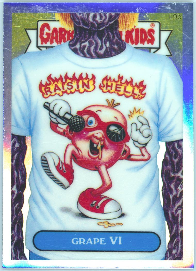 2013 Topps Garbage Pail Kids Refractor #L3a Prickly Pete front