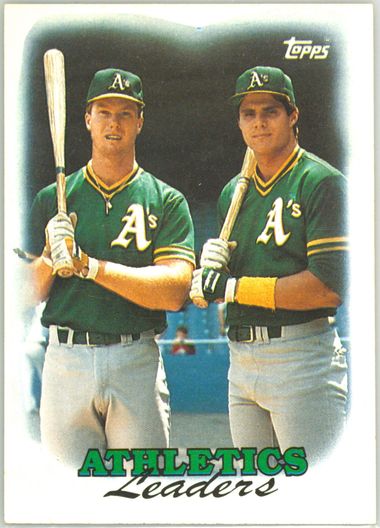 Auction Prices Realized Baseball Cards 1988 TOPPS A's Leaders