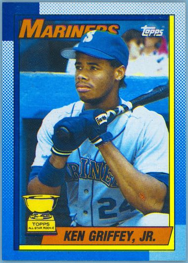 1990年 ケン ・ グリフィー Jr.入りランダムセット087 1990 Donruss - Ken Griffey Jr #365 No . After Inc in the