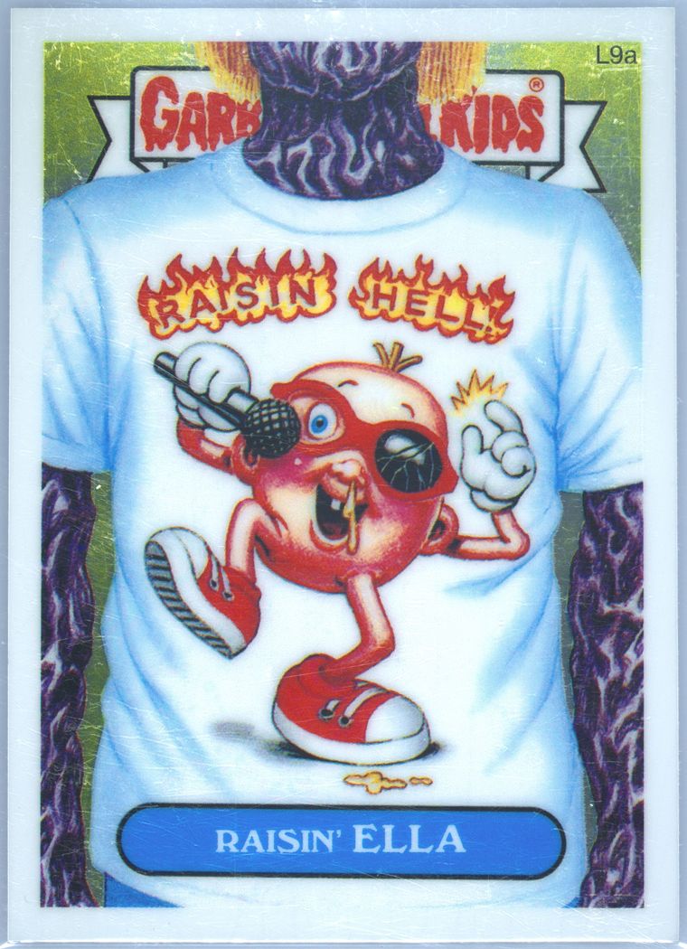 2013 Topps Garbage Pail Kids Chrome Series 1-Lost Gpk #L9a Raisin' Ella front