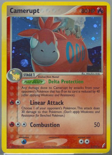 PSA 10 2006 Pokémon Japanese Camerupt- Holo Miracle Crystal
