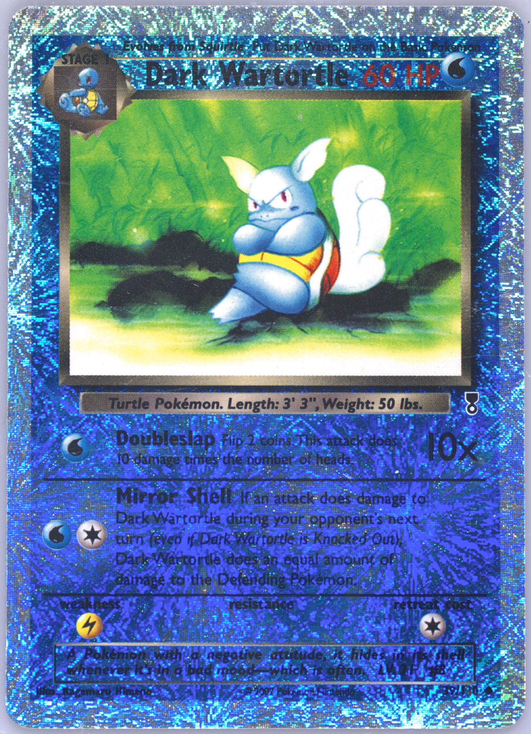 1995 dark wartortle pokemon card value Pokemon Team Rocket Uncommon Card #46/82 Dark Wartortle : Amazon.co.uk:  Toys & Games main image 1