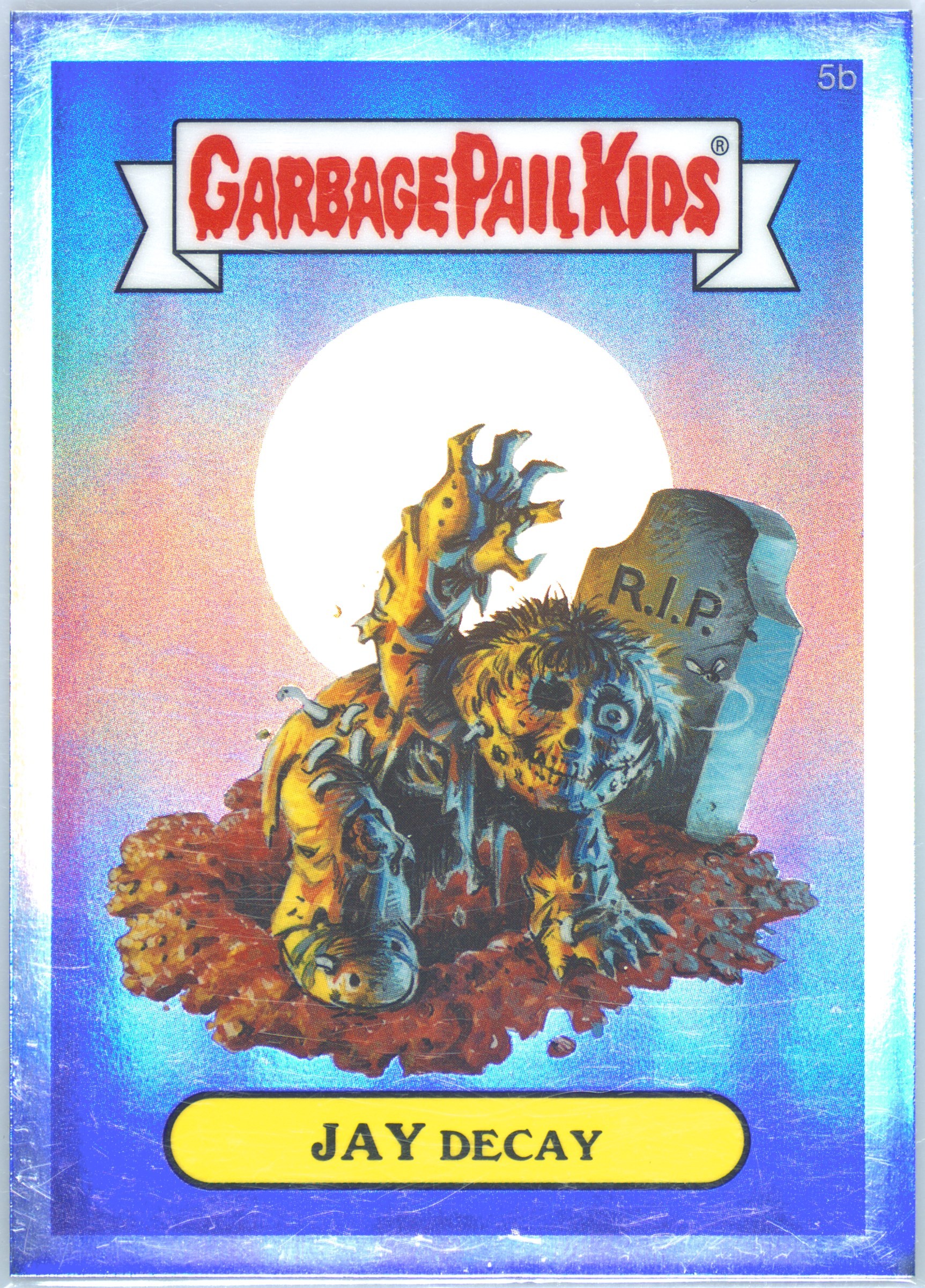 2013 Topps Garbage Pail Kids Chrome Series 1 Refractor #5b Jay Decay front