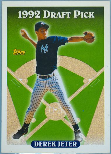 1993 deals Topps Gold Derek Jeter 1st rookie HGA 9.0 Yankees THE CAPTAIN HOF RARE