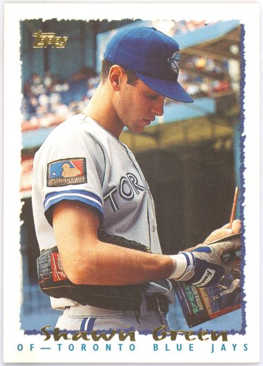 メジャーリーグ　カード　Shawn Green Amazon.com: Shawn Green Rookie Card 1992 Topps #276 PSA 9