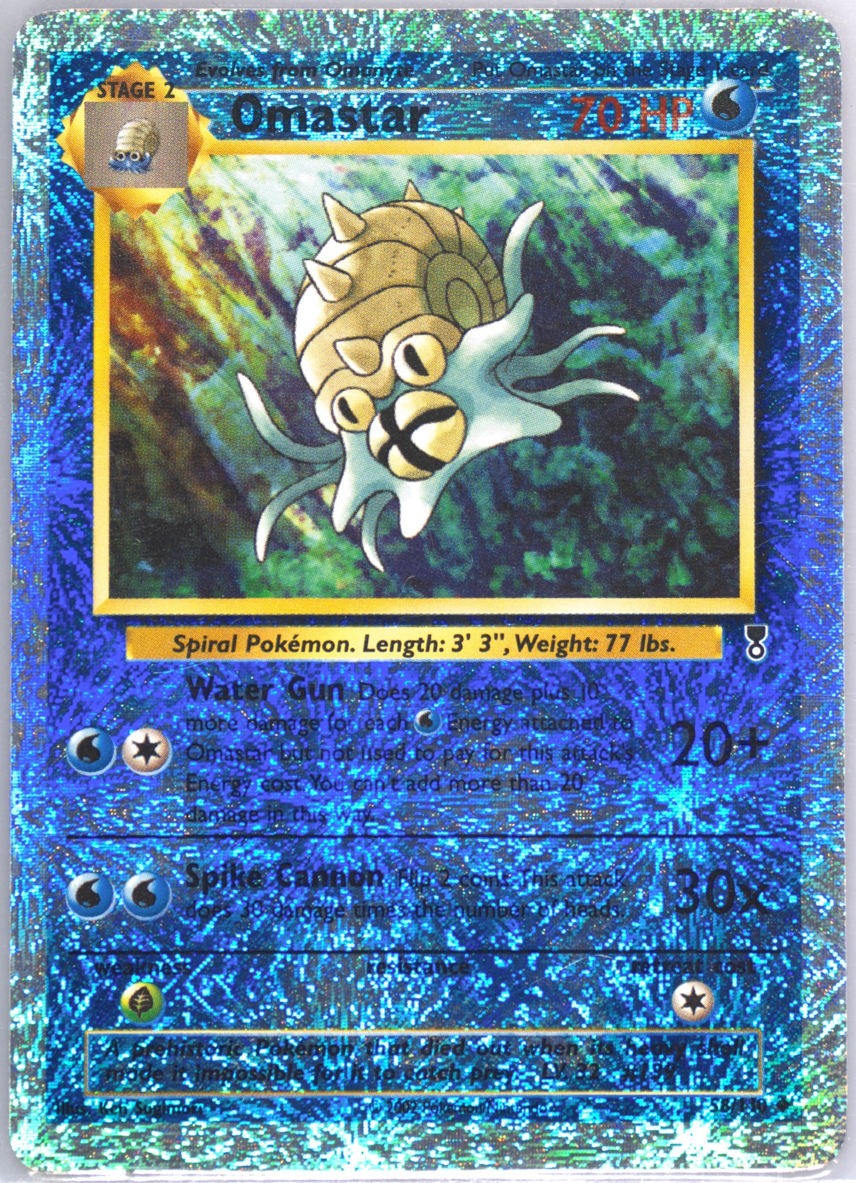 Omastar Reverse Holo PSA 7