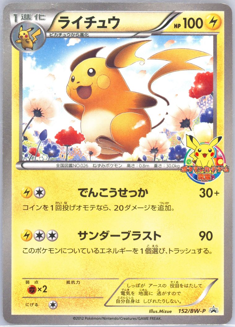 Raichu (Black White Promo)