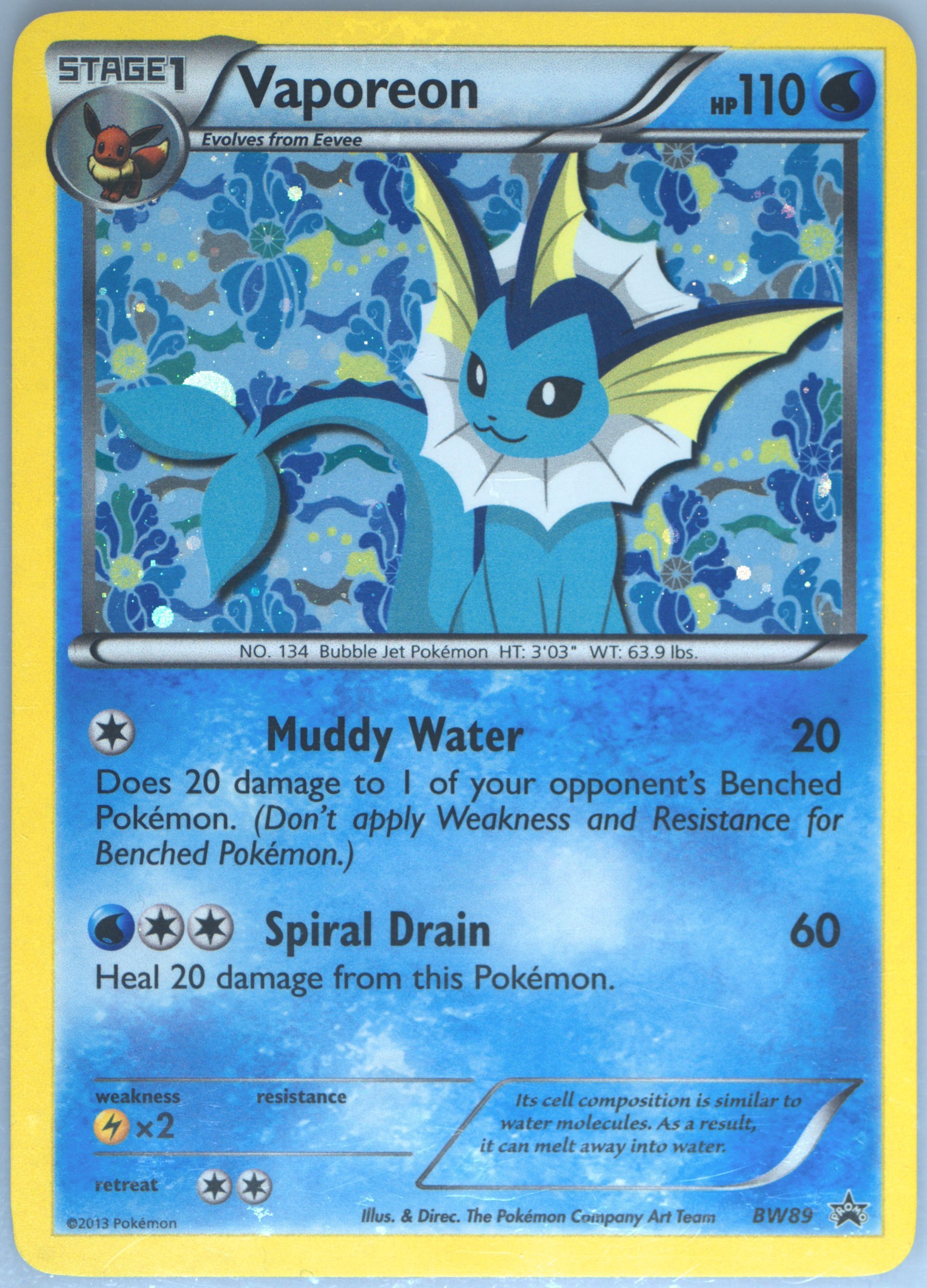 yungoos pokemon card value PSA 10] Vaporeon: Master Ball Mirror (R) {W} 134/165 [SV2a-Ma] – 晴れる屋2