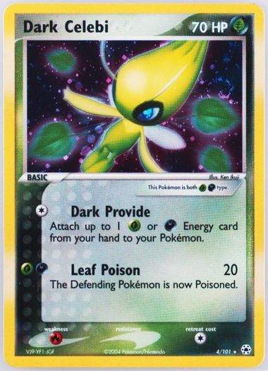 PSA10] Team Rocket's Celebi Holo 2004 Pokemon Card Japanese