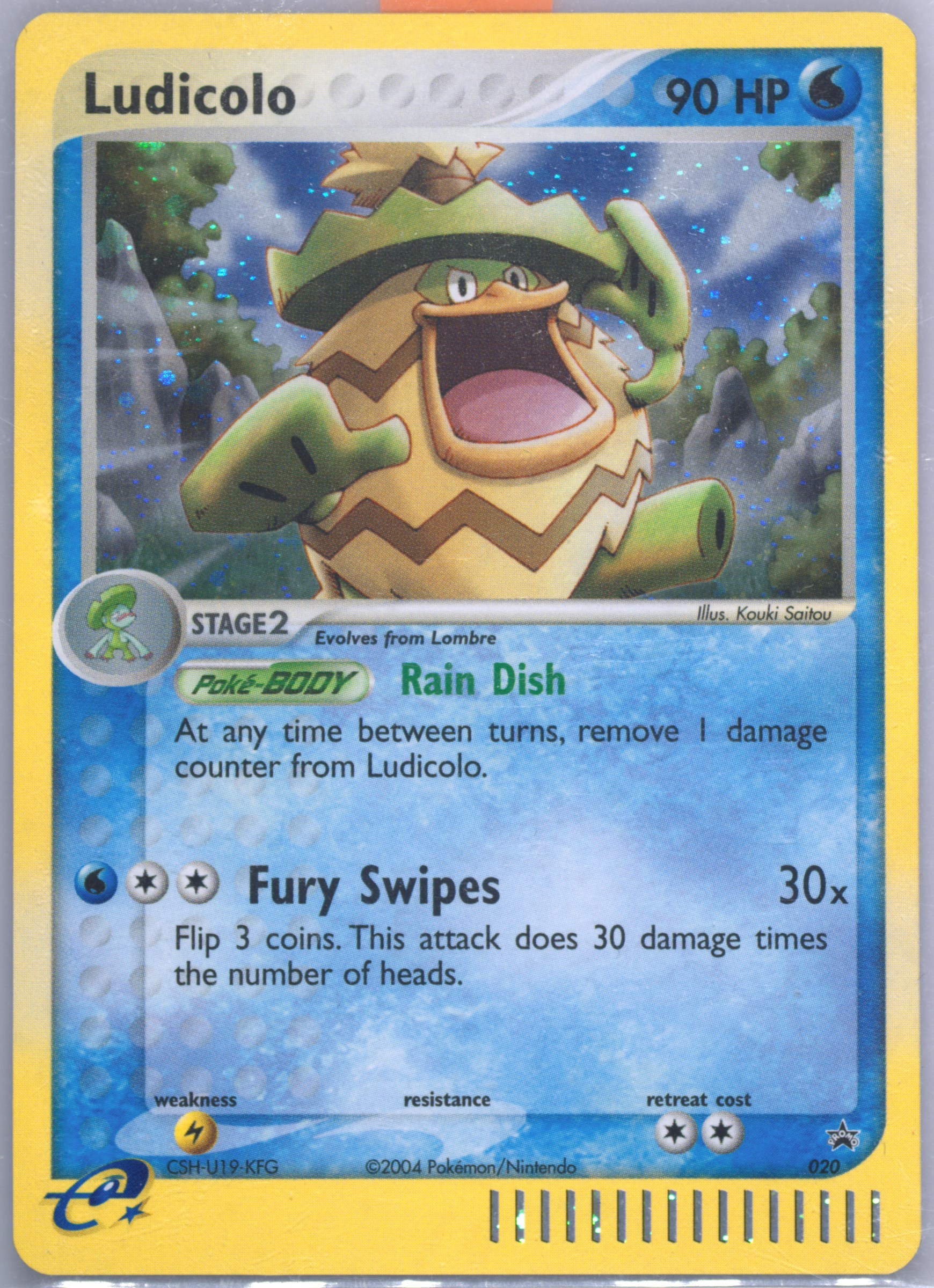 ludicolo pokemon card value 2007 POKEMON POP SERIES 5 HOLO LUGIA #2 ARITA AUTO PSA AUTHENTIC –  lowpopping