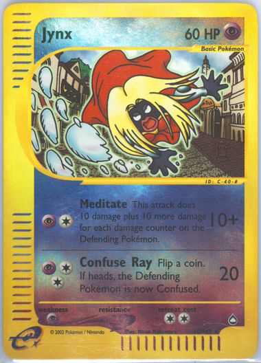 Auction Prices Realized Tcg Cards 2003 POKEMON AQUAPOLIS Jynx