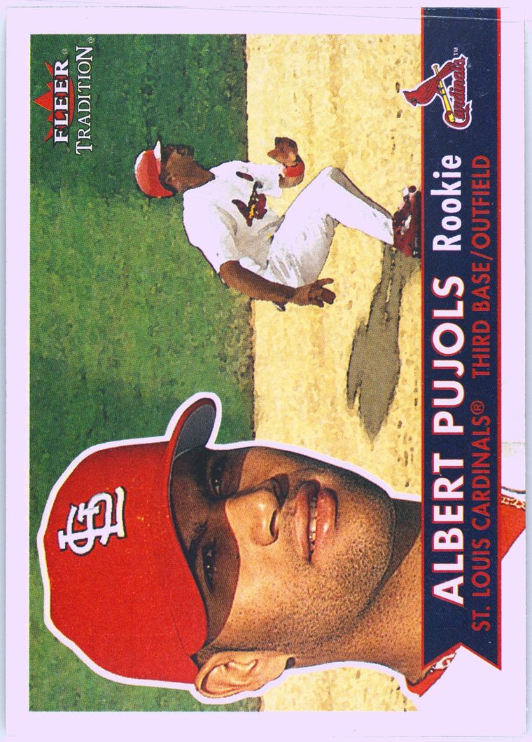 その他  Pujols Auto Fleer Spec Details