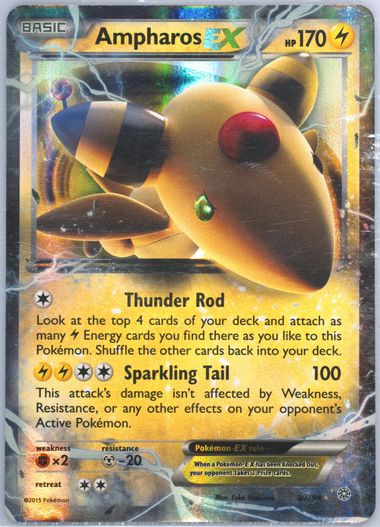 2003 Nintendo Pokemon Ex Dragon Ampharos Ex-Holo | PSA