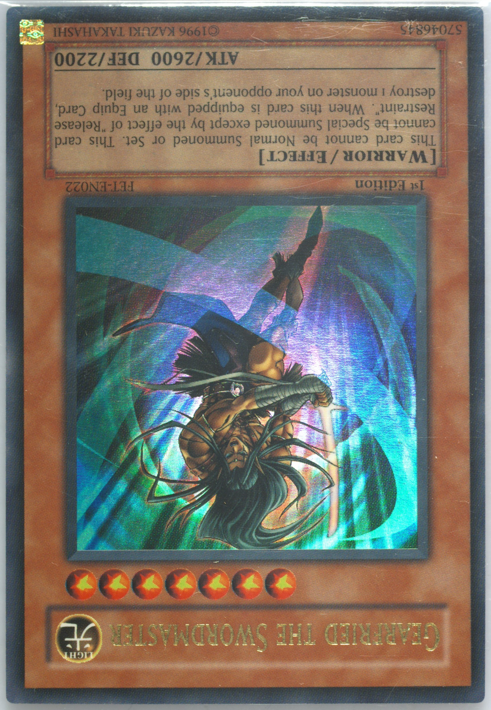 yugioh gearfried the swordmaster deck Yugioh gearfried the Swordmaster SBSC-EN009 1st Edition Ultra Rare Nea main image 1