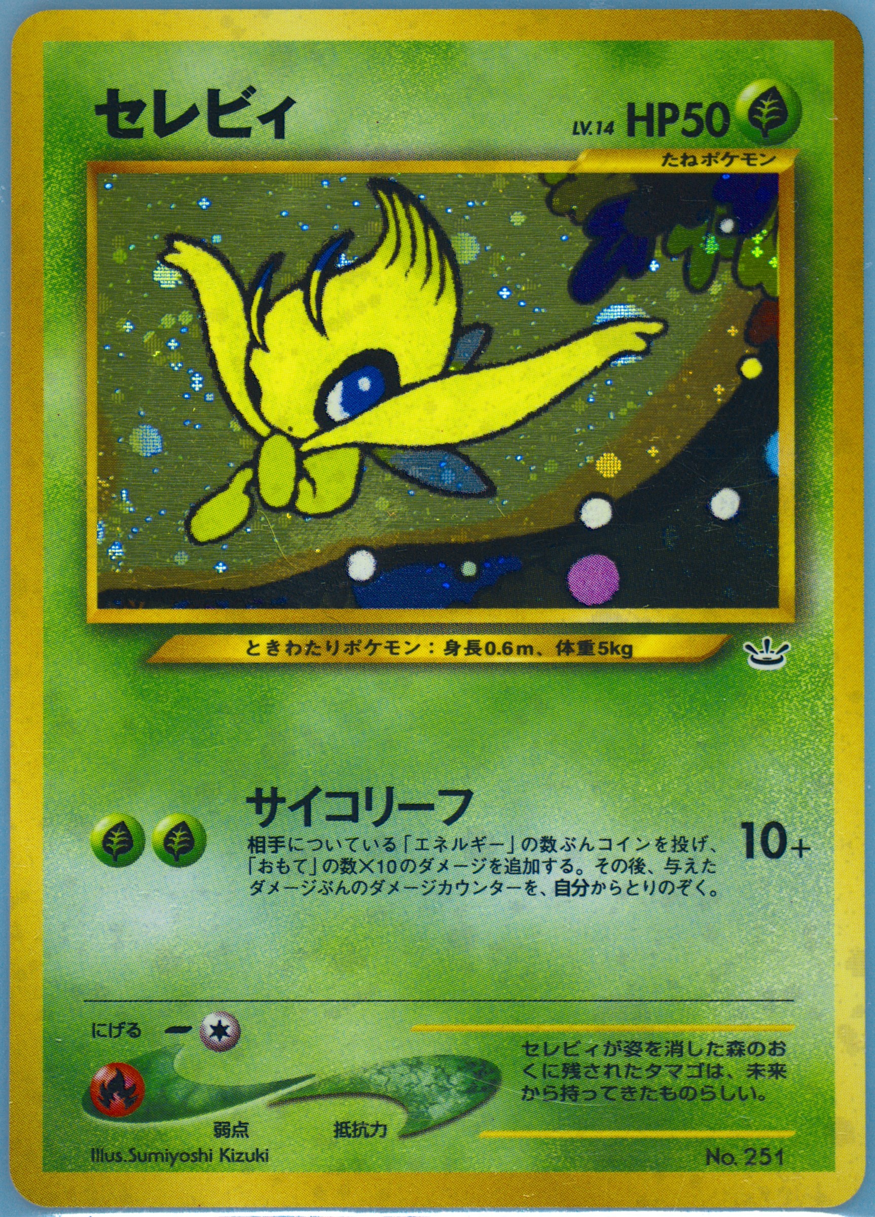 PSA8 セレビィ ホロカード #251 最新番号 Spec Details