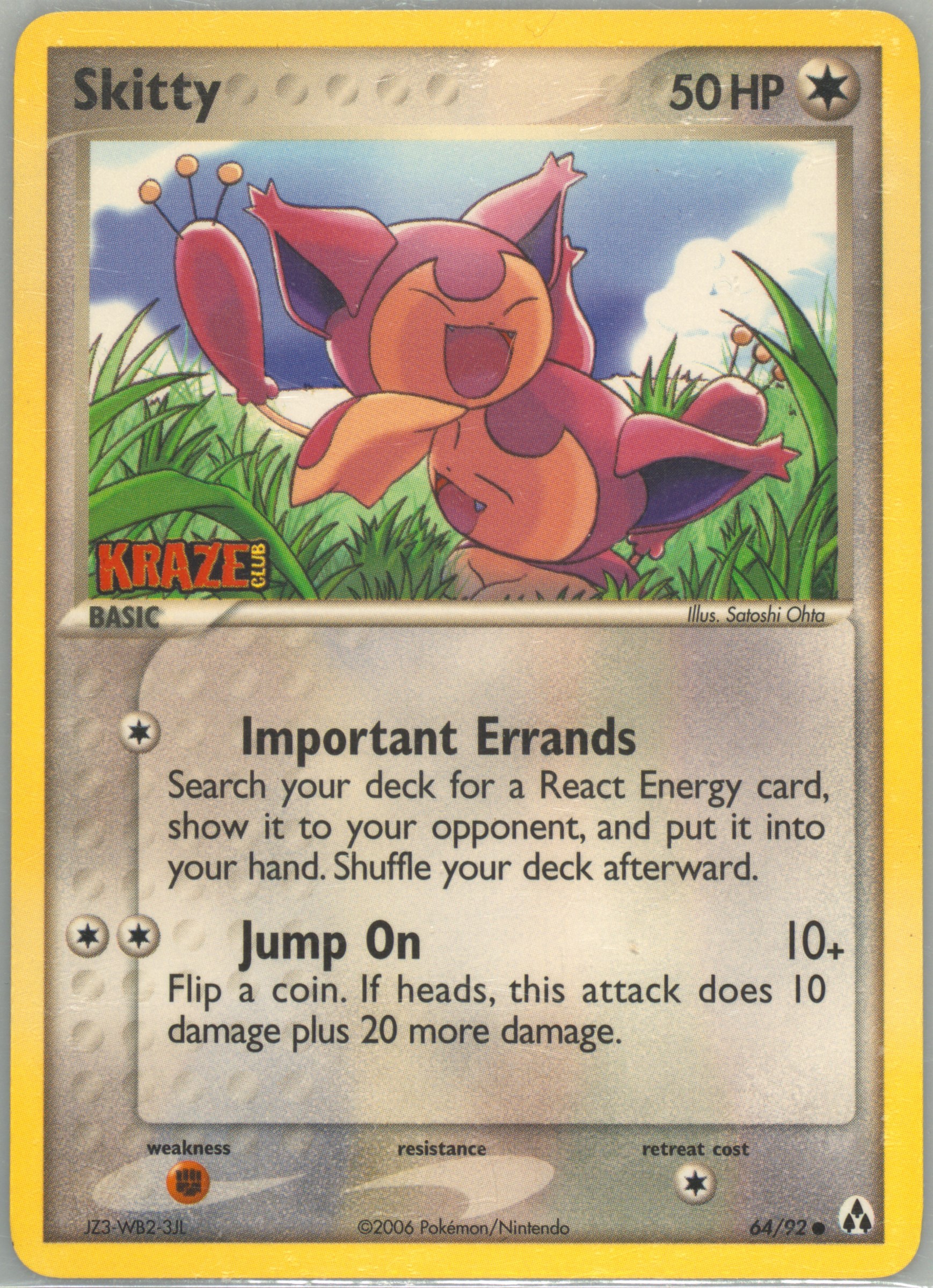 skitty pokemon card Amazon.com: Pokemon - Skitty (113/160) main image 0