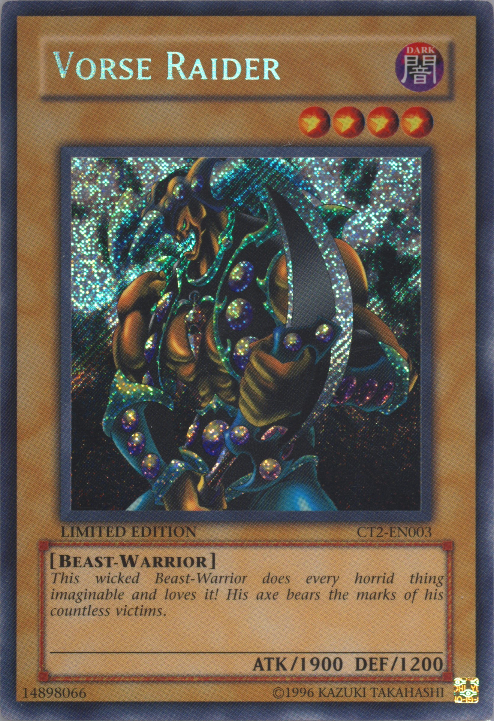yugioh card vorse raider Kaiser Vorse Raider MVP1-ENG02 Yu-Gi-Oh! Card