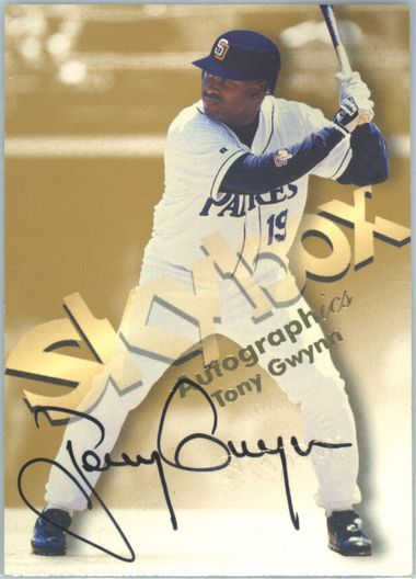 ゲームセンター・ゲームカード SKYBOX  TONY GWYNN Tony Gwynn 1999 Skybox Premium Soul of the Game #5SG San