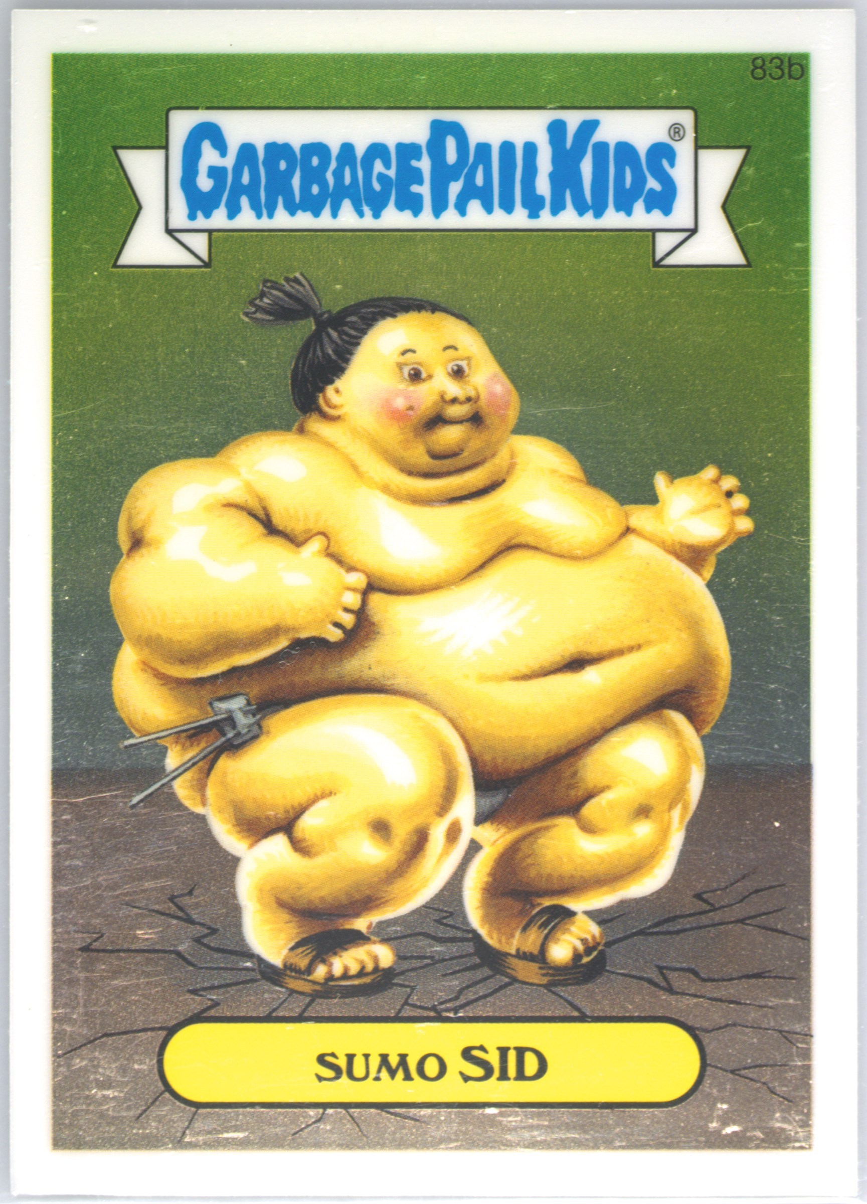 2014 Topps Garbage Pail Kids Chrome Series 2 #83b Sumo Sid front