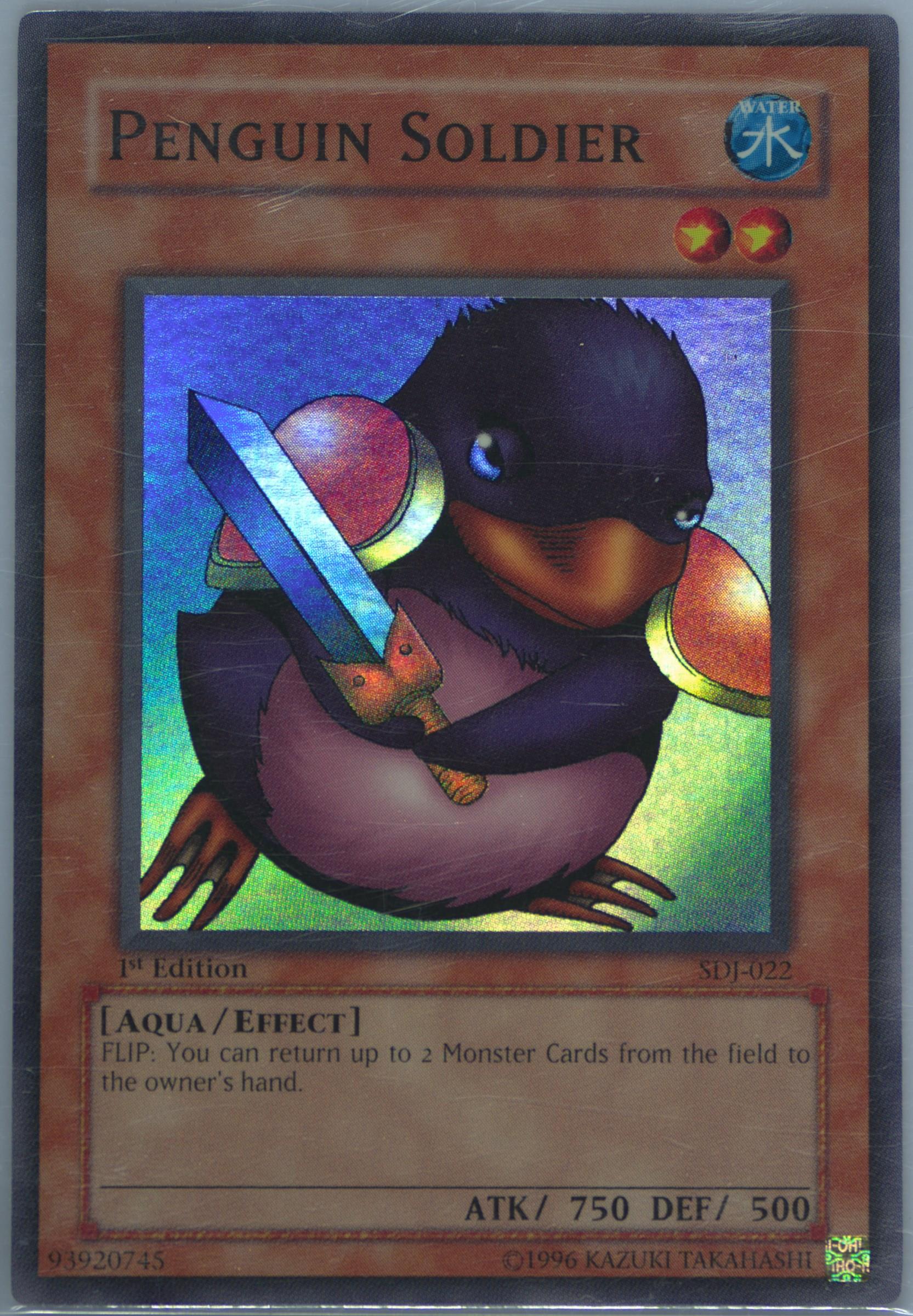 penguin cards yugioh Amazon.com: Yu-Gi-Oh! - Penguin Soldier (DLG1-EN090) - Dark Legends -  Unlimited Edition
