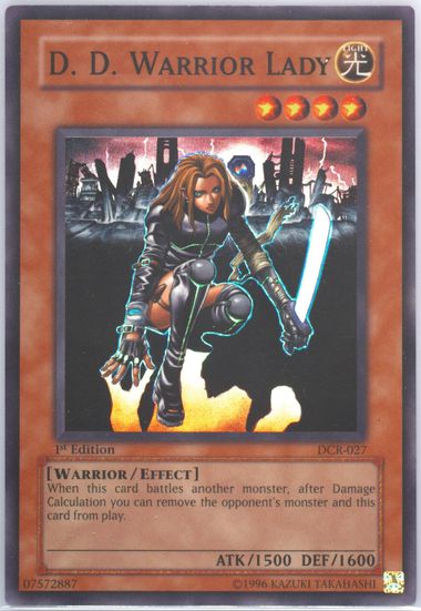 D. D. Warrior Lady異次元の女戦士アジア1stスーパー3枚セット D. D.