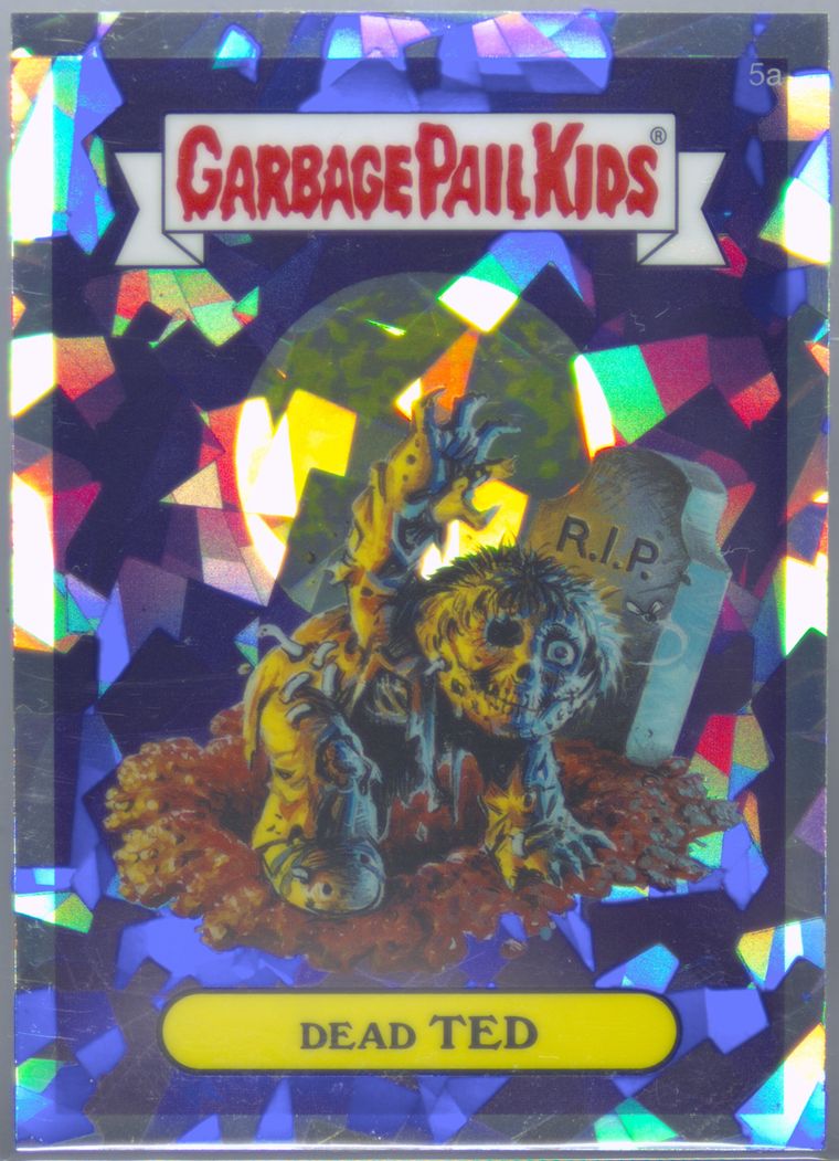 2013 Topps Garbage Pail Kids Chrome Series 1 Atomic Refractor #5a Dead Ted front