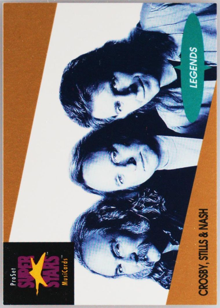 Rare 1991 PROSET Music Cards # 256 The Byrd's /Fleetwood Mac outlets / Graded KSA 5 EX Jan2-4 1970 Concert / Free Shipping to Canada and U.S.