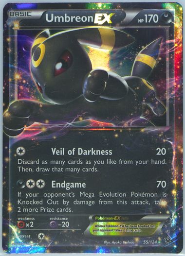 ブラッキーEX PSA10 Umbreon EX 2016 PSA 10 Pokemon Umbreon EX 119/124 Full Art 2016 Fates Collide GEM