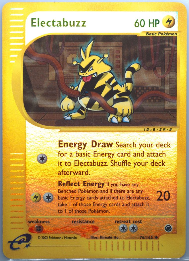 世界に2枚【psa1】Electabuzz ex エレブーex 1st holo Spec Details