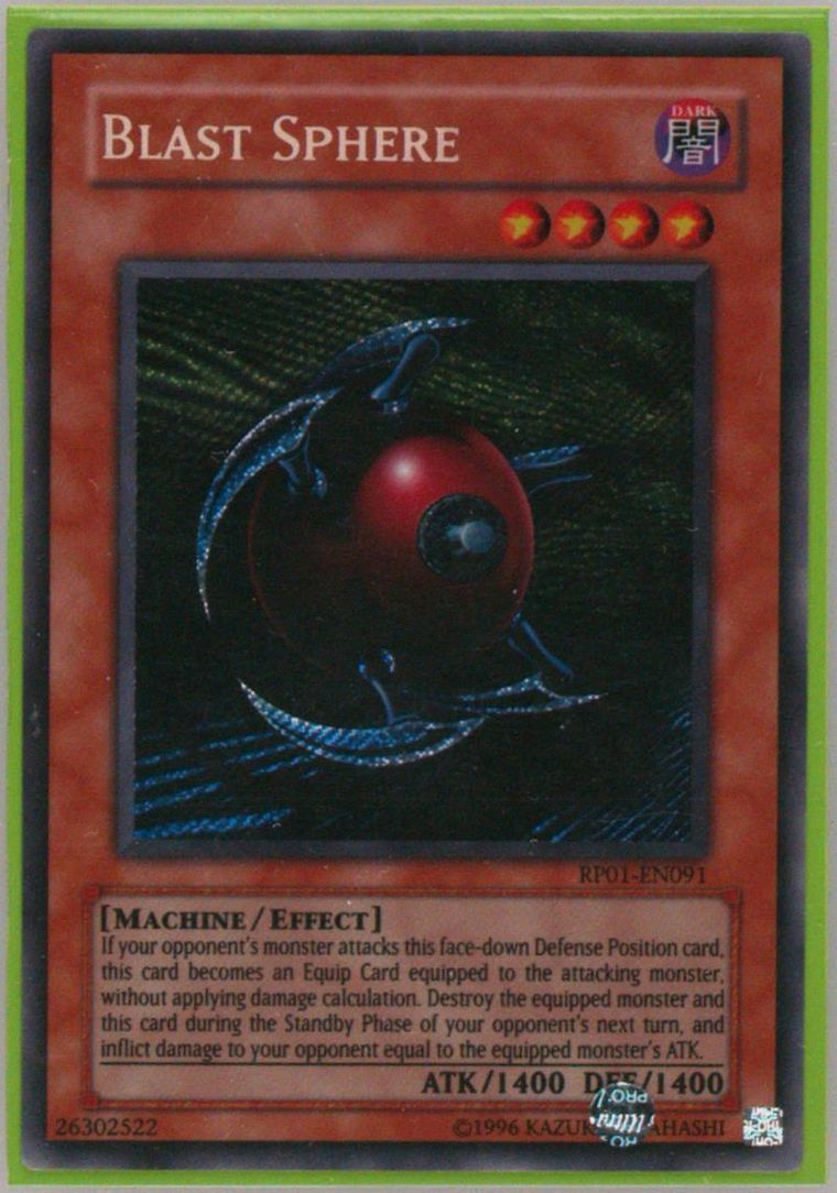 blast sphere yugioh card YU-GI-OH! - (LCJW-EN180) - Legendary Collection 4: Joey's World - 1st Edition Blast Sphere (anime) | Yu-Gi-Oh!
